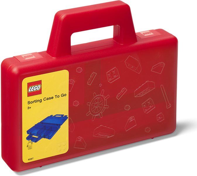 Úložný box LEGO úložný box To-Go červený