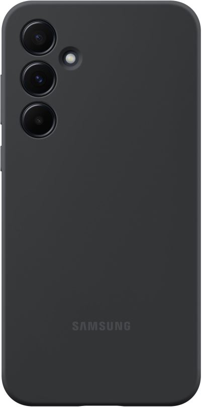 Kryt na mobil Samsung Galaxy A55 Silikonový zadní kryt Black
