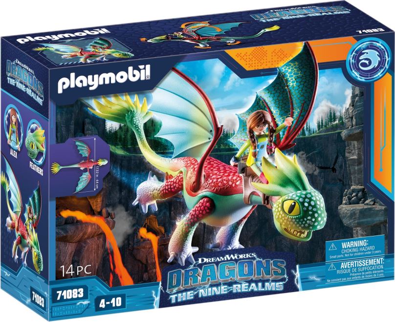 Stavebnice Playmobil 71083 Dragons: The Nine Realms - Feathers & Alex