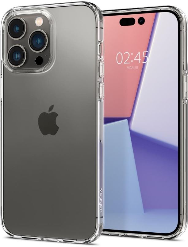 Kryt na mobil Spigen Liquid Crystal Crystal Clear iPhone 14 Pro