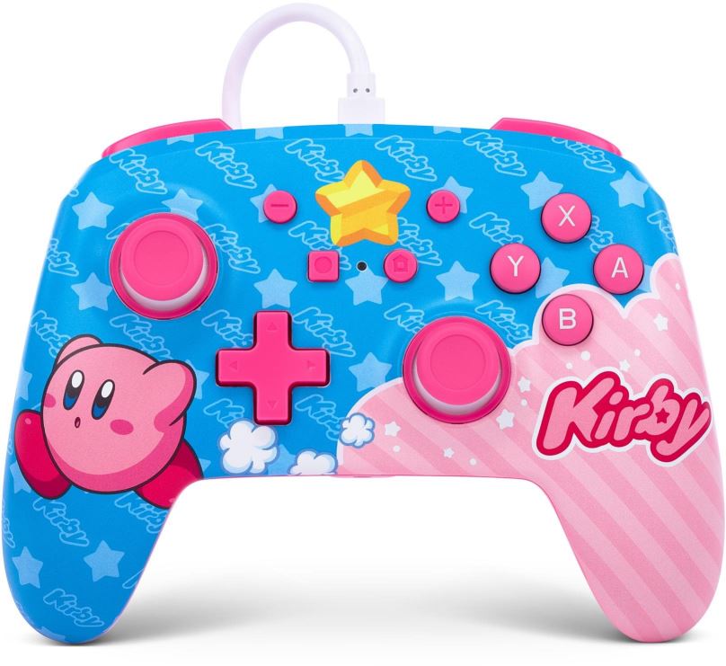 Gamepad PowerA Enhanced Wired Controller for Nintendo Switch - Kirby