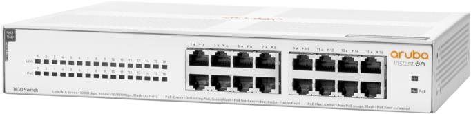 Switch HPE Aruba Instant On 1430 16G Class4 PoE 124W Switch