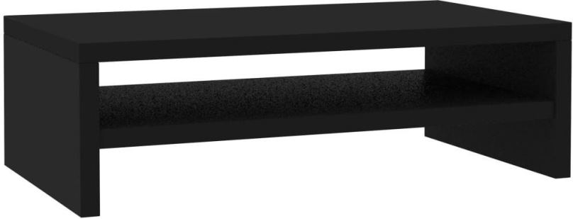 Držák na monitor Stojan na monitor černý 42 × 24 × 13 cm dřevotříska