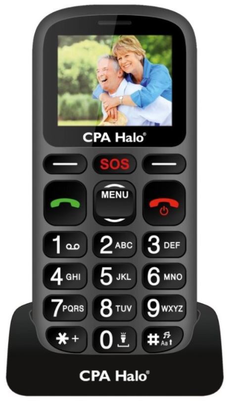 Mobilní telefon CPA Halo 16 Senior černý