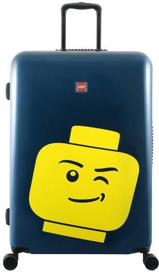 Cestovní kufr LEGO Luggage ColourBox Minifigure Head 28" - Námořnická modř