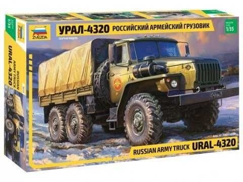 Model tanku Model Kit military 3654 - RUSSIAN ARMY TRUCK URAL4320