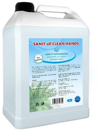 Antibakteriální mýdlo SANIT all Clean Hands 5 l