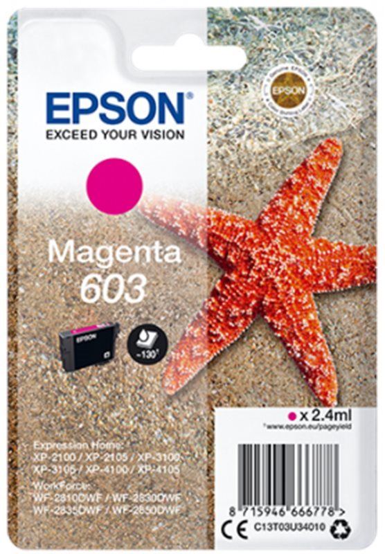 Cartridge Epson 603 purpurová