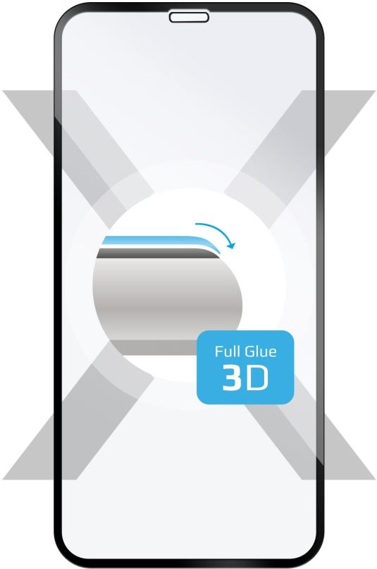 Ochranné sklo FIXED 3D Full-Cover pro Apple iPhone X/XS/11 Pro černé