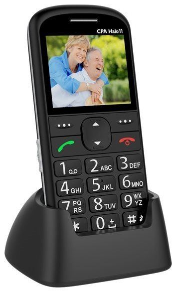 Mobilní telefon CPA Halo 11 Senior černý