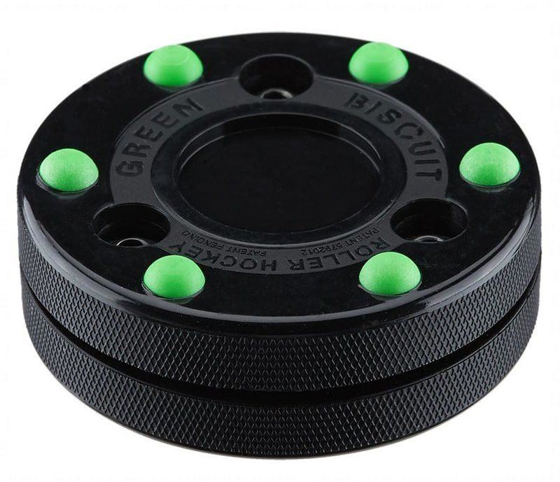 Puk Green Biscuit Roller Hockey, černá