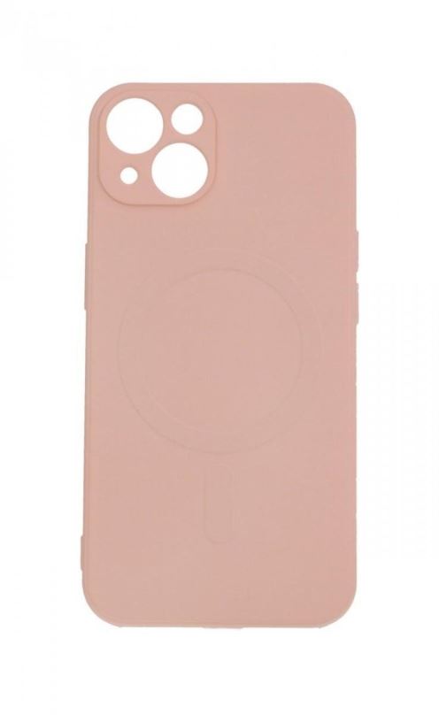 Kryt na mobil TopQ iPhone 13 s MagSafe světle růžový 66889