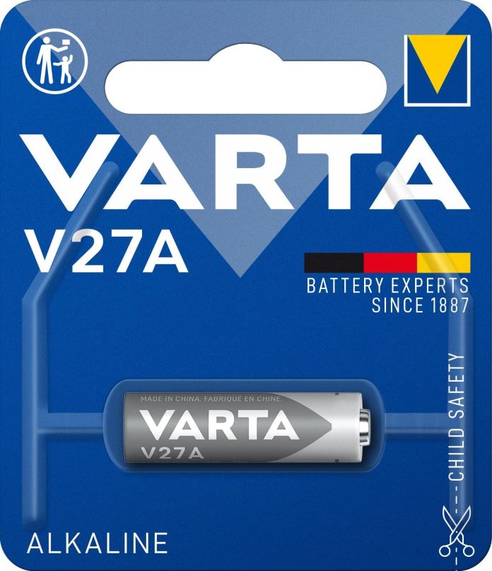 Knoflíková baterie VARTA speciální alkalická baterie V27A / LR 27 1ks