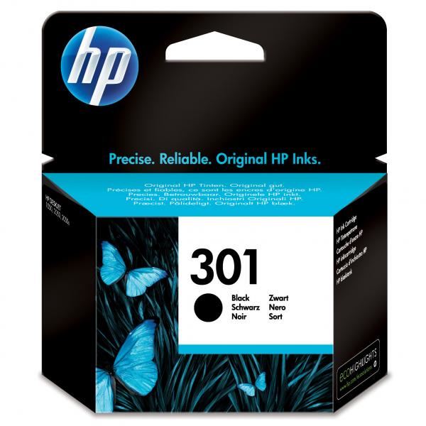 HP originální ink CH561EE, HP 301, black, blistr, 170str., HP HP Deskjet 1000, 1050, 2050, 3000, 3050
