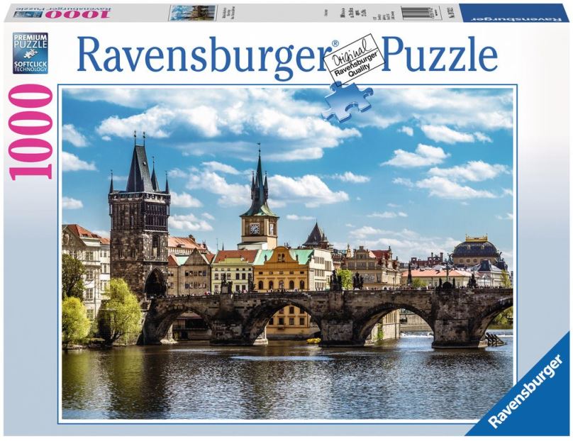 Puzzle Ravensburger Praha: Pohled na Karlův most