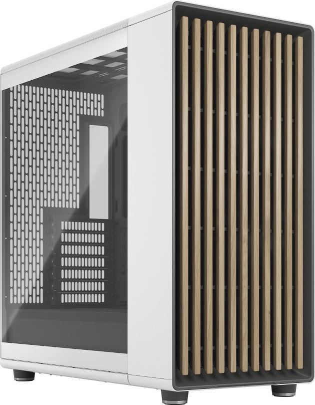 Počítačová skříň Fractal Design North XL Chalk White TG Clear
