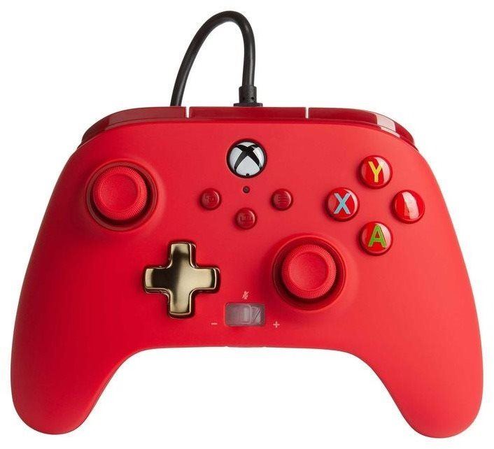 Gamepad PowerA Enhanced Wired Controller - Red - Xbox