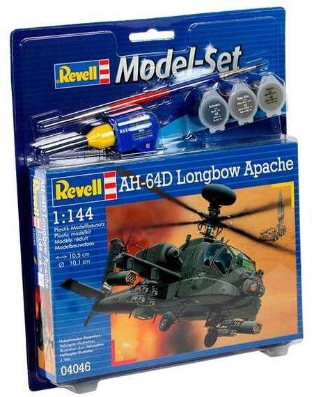 Plastikový model ModelSet vrtulník 64046 - AH-64D LONGBOW APACHE