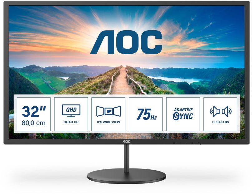 LCD monitor 31,5" AOC Q32V4