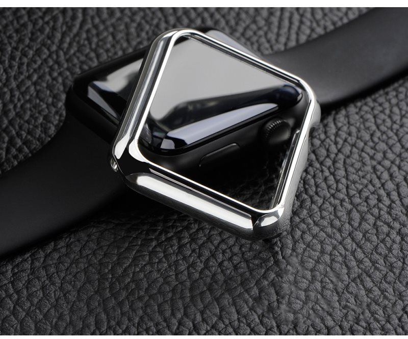 Ochranný kryt na hodinky COTEetCI polykarbonátové pouzdro pro Apple Watch 42 mm stříbrné