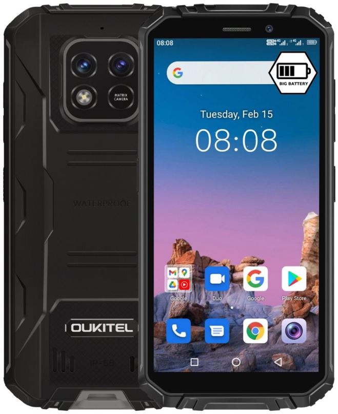 Mobilní telefon Oukitel WP18 černá