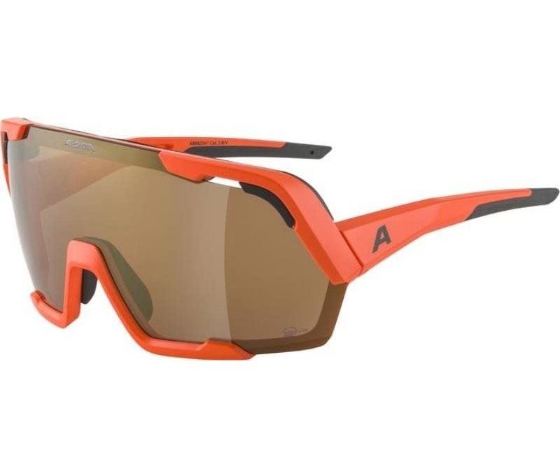 Cyklistické brýle Alpina Rocket Bold Q-Lite pumkin-orange matt