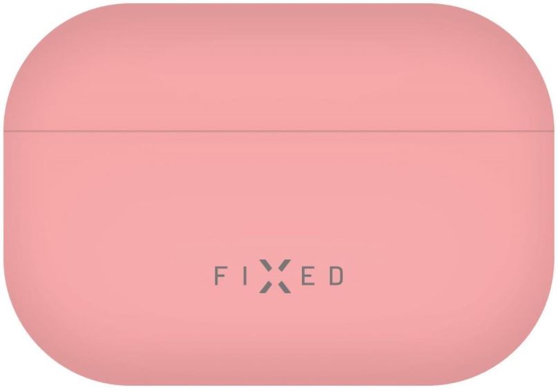 Pouzdro na sluchátka FIXED Silky pro Apple Airpods Pro růžové