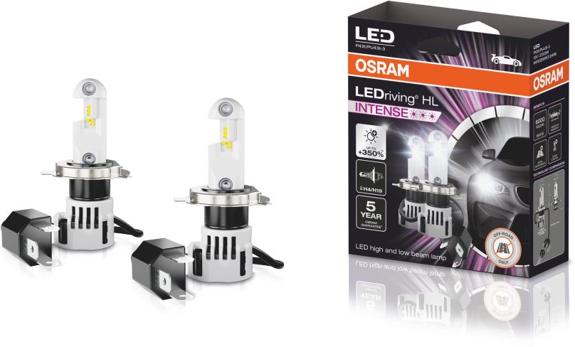 LED autožárovka OSRAM LEDriving HL INTENSE +350% "H4/H19" 12V