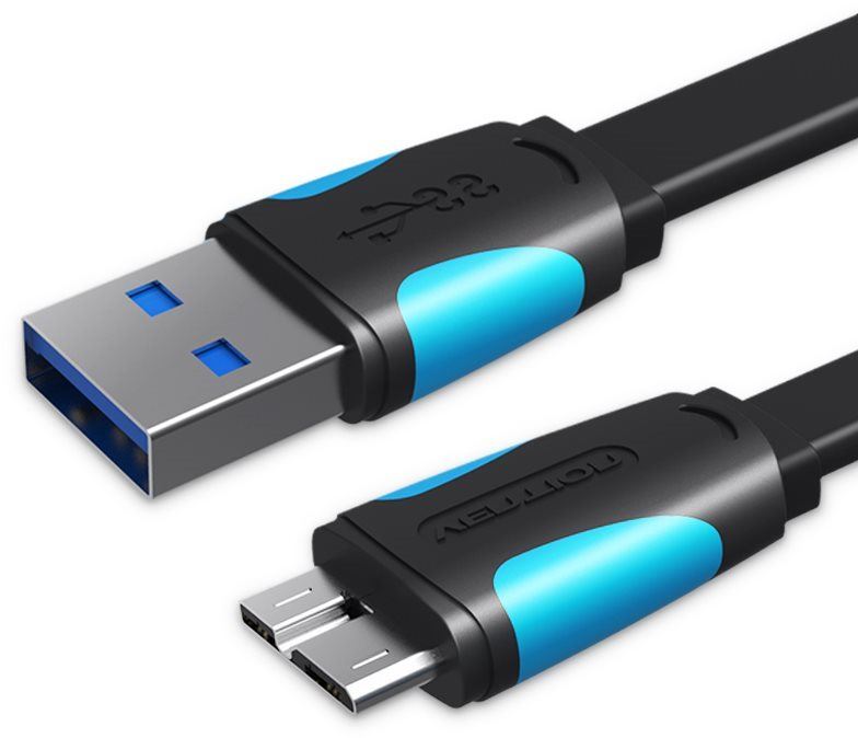 Datový kabel Vention USB 3.0 (M) to Micro USB-B (M) 1.5m Black