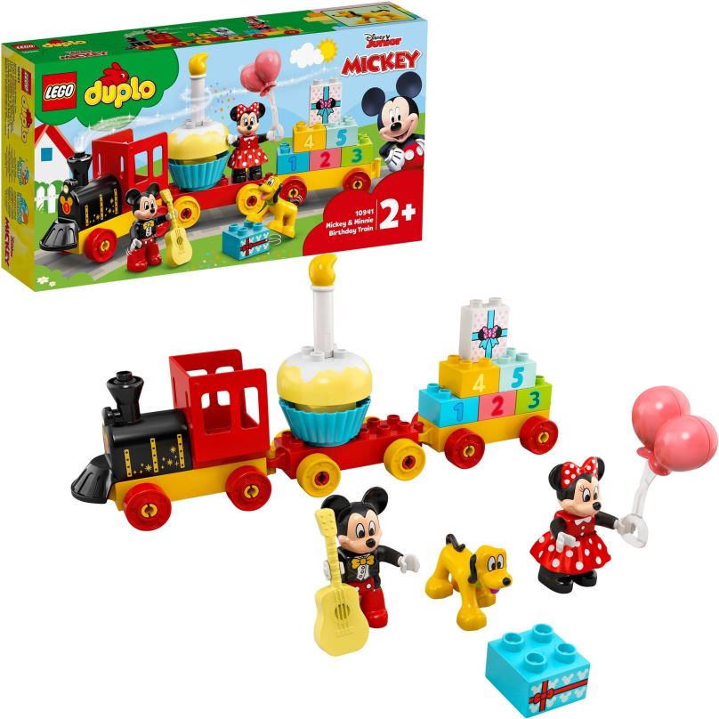 LEGO stavebnice LEGO® DUPLO® | Disney 10941 Narozeninový vláček Mickeyho a Minnie
