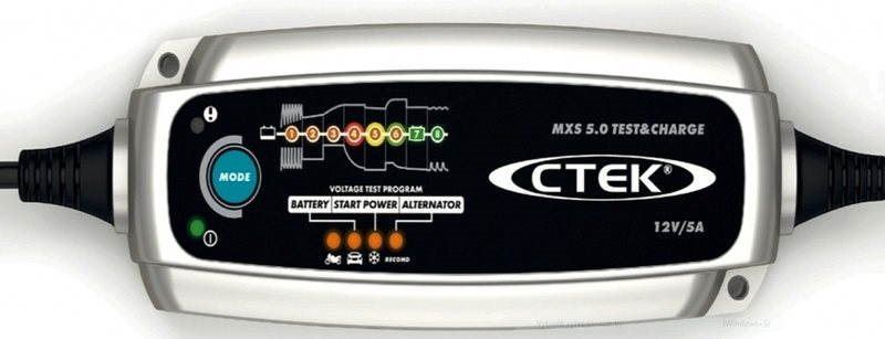 Nabíječka autobaterií CTEK MXS 5.0 Test&Charge