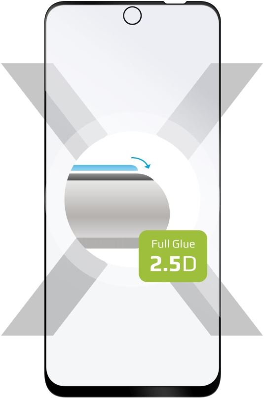 Ochranné sklo FIXED FullGlue-Cover pro Motorola Moto G42 černé