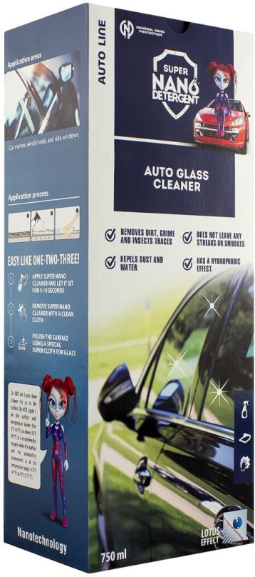 Sada autokosmetiky NANO GNP Glass & Mirrors Cleaner