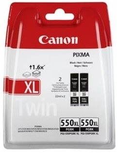 Cartridge Canon PGI-550 XL BK TWIN blistr černá