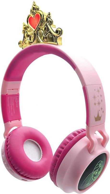 Bezdrátová sluchátka Lexibook Svítící bezdrátová sluchátka Disney Princezny