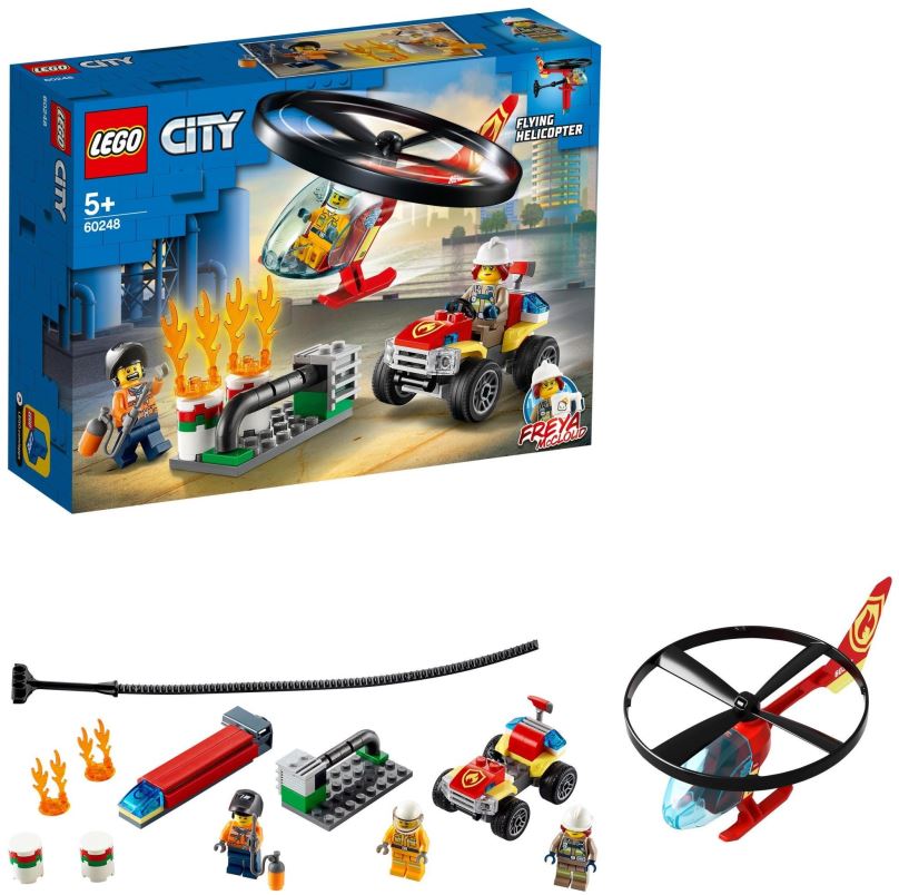 LEGO stavebnice LEGO City Fire 60248 Zásah hasičského vrtulníku