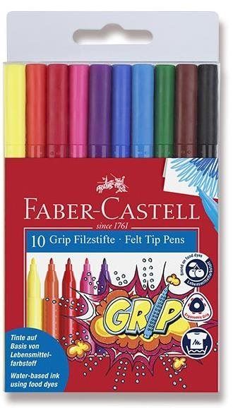 Fixy FABER-CASTELL Grip 10 barev