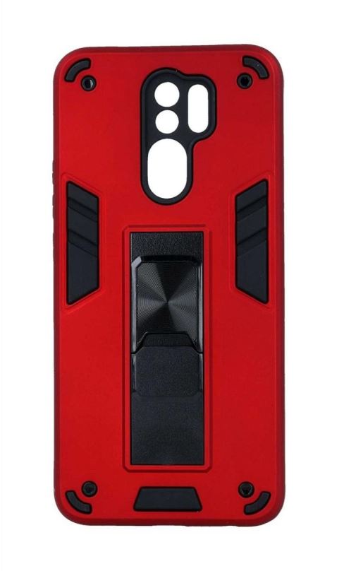 Kryt na mobil TopQ Kryt Armor Xiaomi Redmi 9 ultra odolný červený 90660