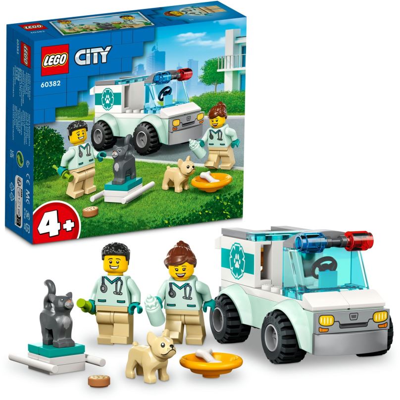 LEGO stavebnice LEGO® City 60382 Veterinární záchranka