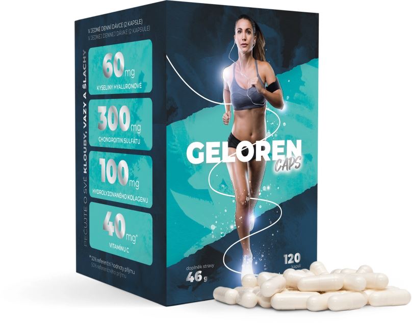 Kloubní výživa Geloren CAPS (120 kapslí)