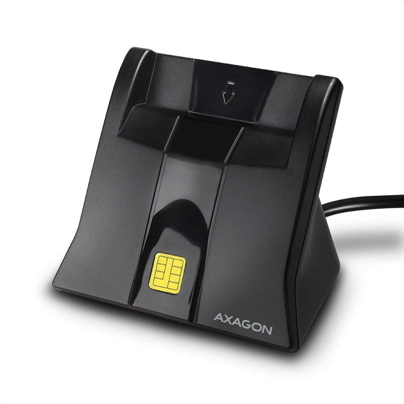 Čtečka eObčanek AXAGON CRE-SM4 USB Smart card StandReader