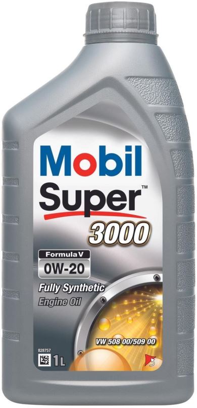 Motorový olej Mobil Super 3000 Formula V 0W-20, 1 L