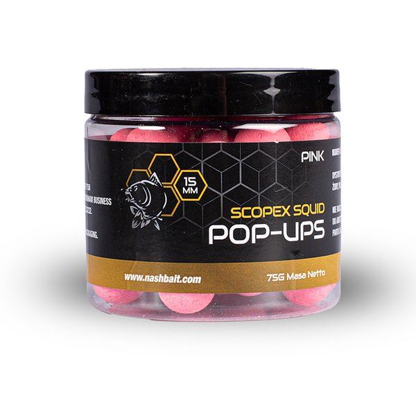 Nash Pop-Up Scopex Squid Pink 75g 12mm