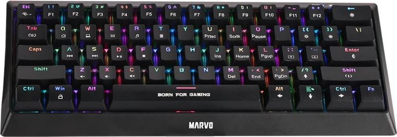 Herní klávesnice MARVO KG962EN-B Mechanical Blue 60% - US v2