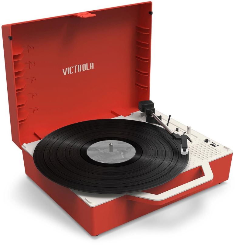 Gramofon Victrola VSC-725SB Re-Spin červený