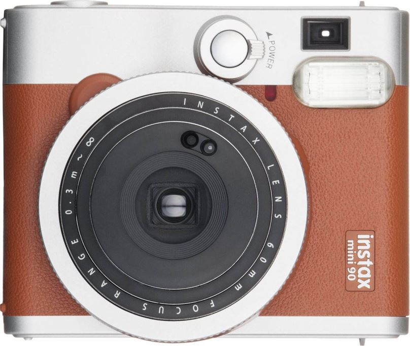 Instantní fotoaparát Fujifilm instax mini 90 Instant Camera hnědý