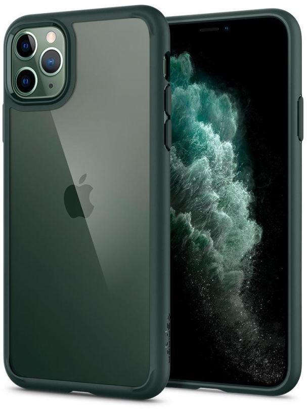 Kryt na mobil Spigen Ultra Hybrid Midnight Green iPhone 11 Pro