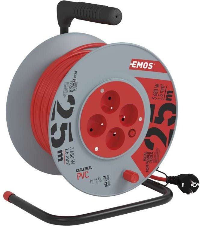 Prodlužovací kabel Emos Prodlužovací kabel na bubnu- 4 zásuvky 25m