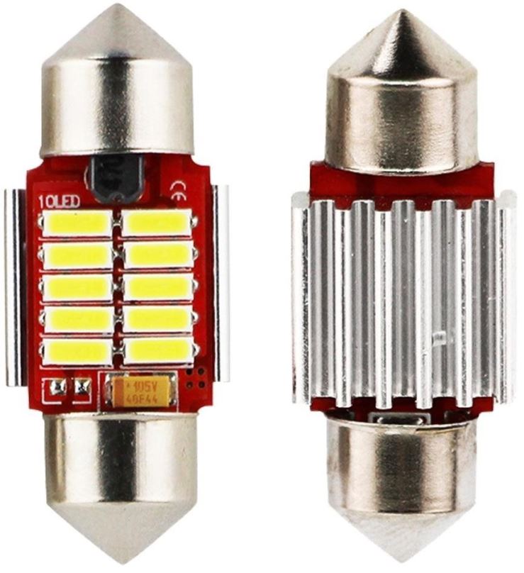 LED autožárovka SEFIS LED žárovka sufit 31mm 12V 10SMD CANBUS