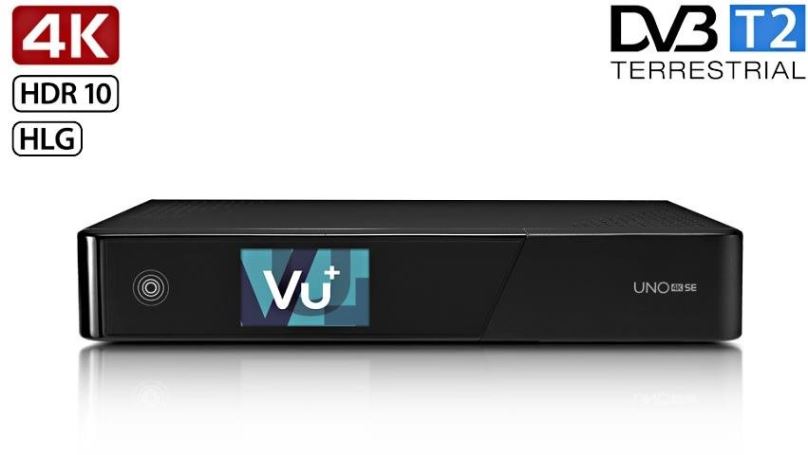 Set-top box VU+ UNO 4K SE H.265 (1x MTSIF Dual DVB-T2 tuner)